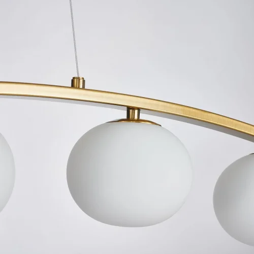 Светильник подвесной Arcata 4055-5P Favourite белый 5 ламп, основание матовое золото в стиле современный  фото 4